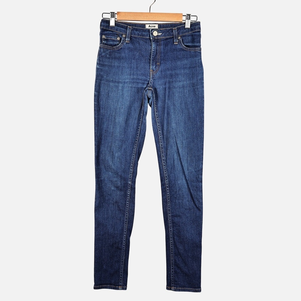 Acne Studios Skinny Jeans Flex Raw Reform Womens 25 / 32 Stretch Denim